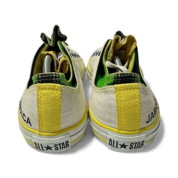 Converse Chuck Taylor All Star Jamaican Flag Low Top Canvas Sneakers Men's 12 - Picture 6 of 10